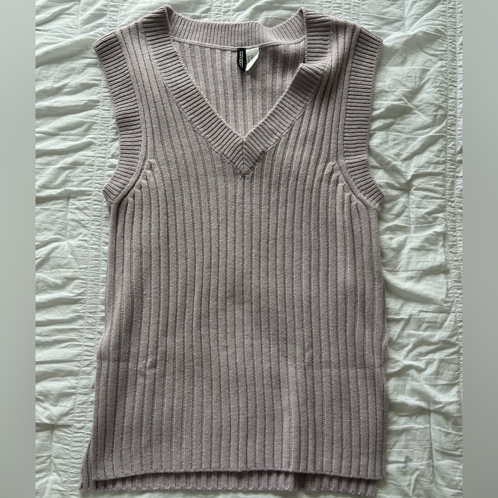 H&M Lavender Sweater vest